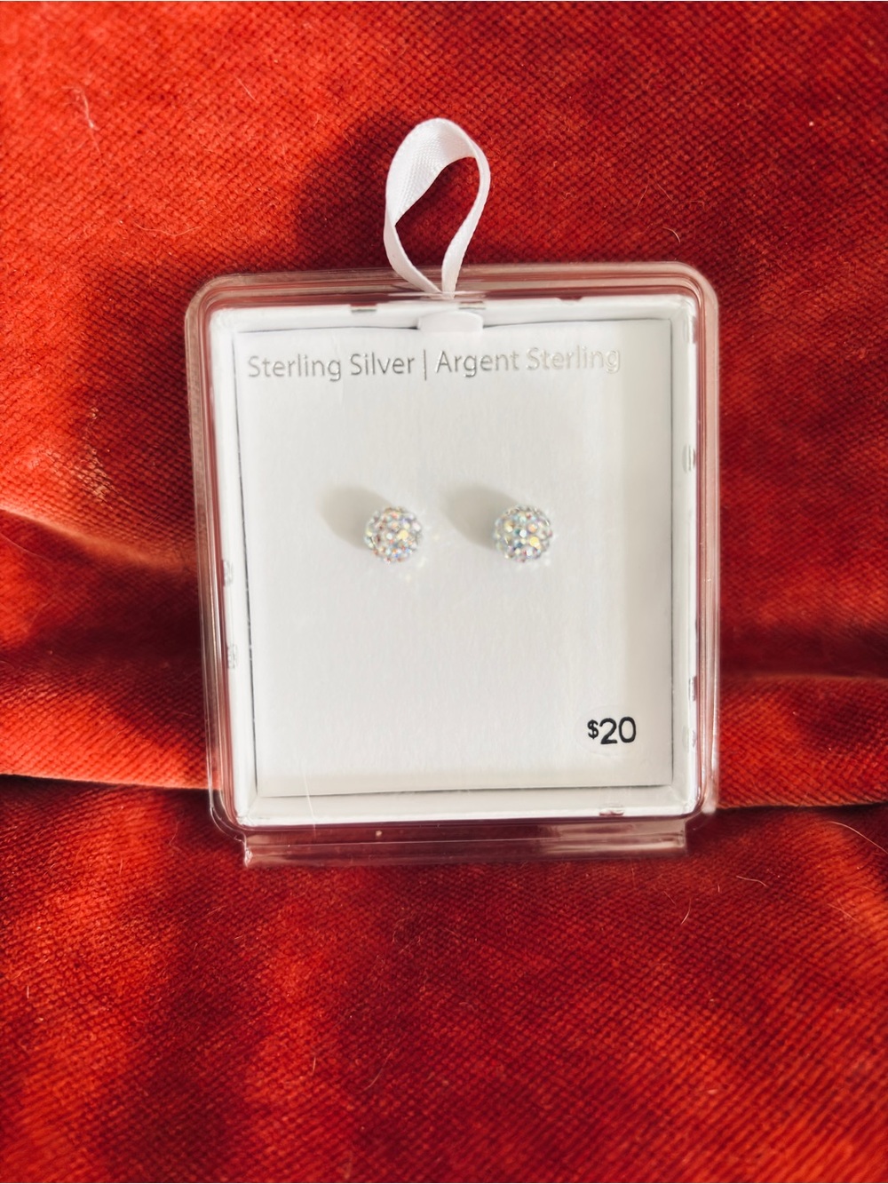 Sterling Silver Aurora Crystal Stud Earrings